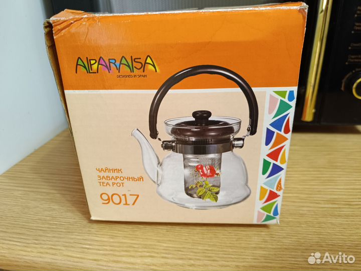 Чайник заварочный стекло новый