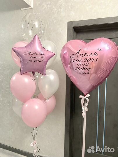 Воздушные шары, шары на выписку, день рождения