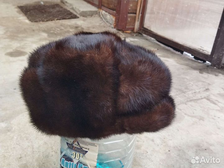 Норковая шапка мужская