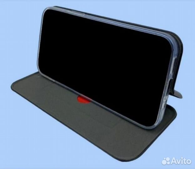 Чехол книжка для Xiaomi redmi 10C, чëрный новый