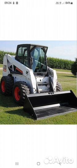 Работа минипогрузчика