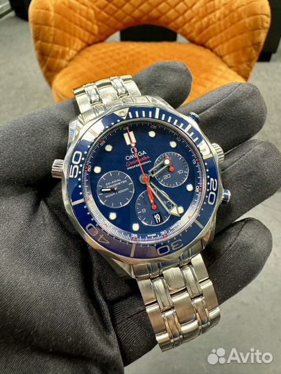 Omega Seamaster Chronograph, мужские часы оригинал