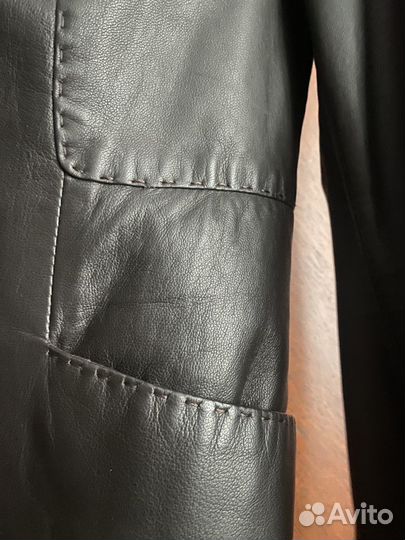 Emporio Armani Куртка кожаная оригинал новая S