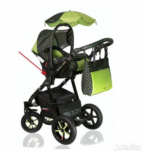 Адаптеры для автолюльки на коляску Verdi Pepe-eco