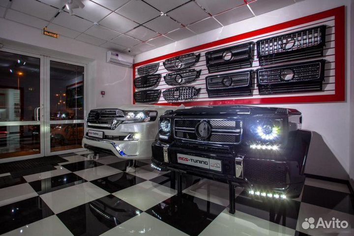 Решетка радиатора Mercedes s-class w222 Black AMG