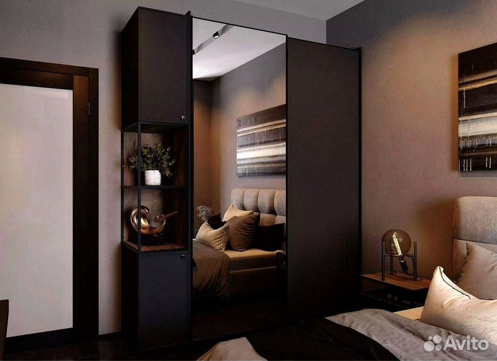 Шкаф купе с зеркалом