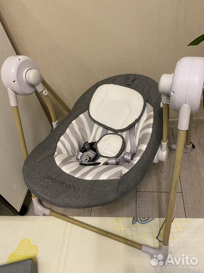 Детские электронные качели amorobaby