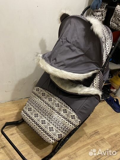 Коляска санки