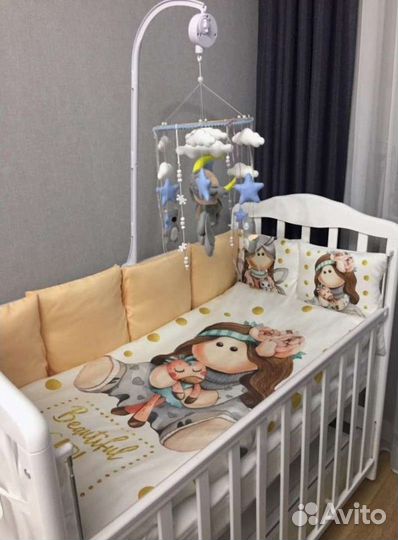 Бортики в кроватку