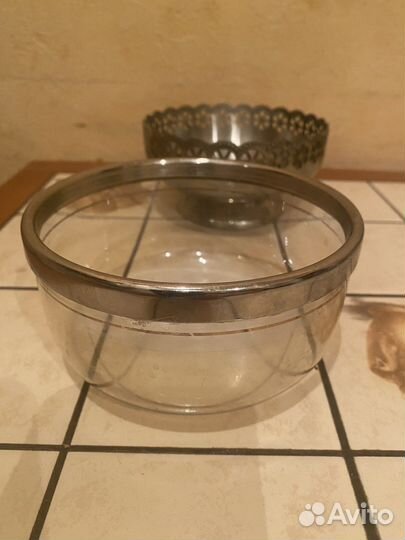 Конфетница ваза СССР металл