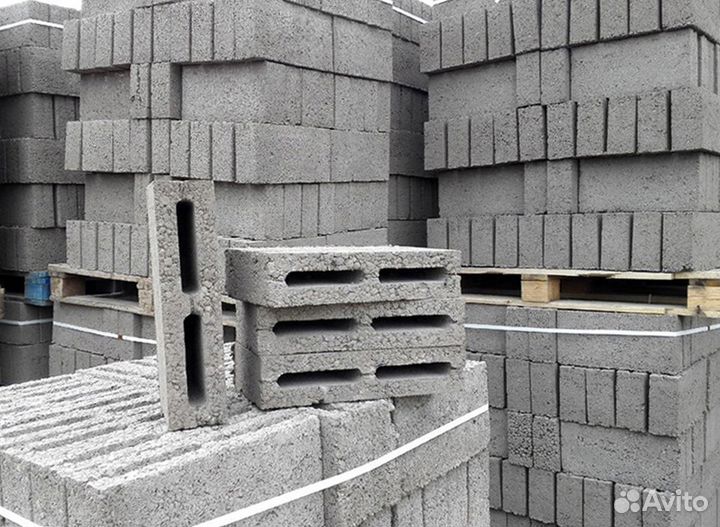 Блок-перегородка,марка прочн. 41,7 кг/м2 Код К-09