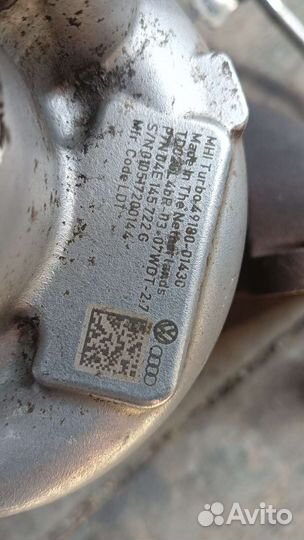 Турбина VAG. Volkswagen 1,4