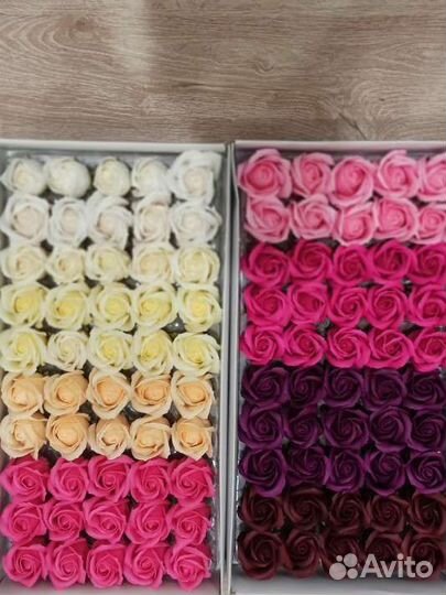 Мыльные розы 50 шт
