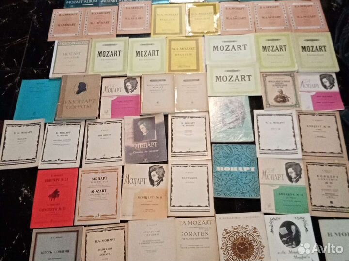 Вольфганг амадей моцарт фортепиано, партитуры