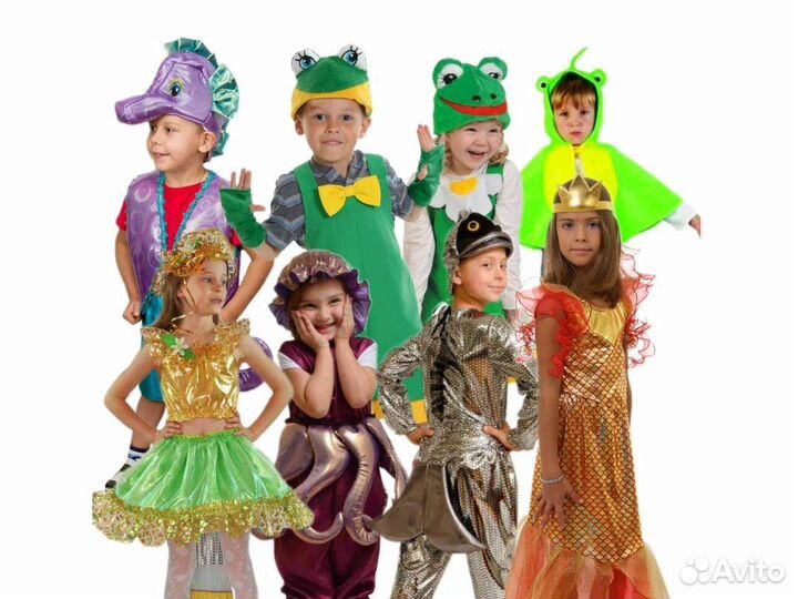 Карнавальные костюмы водных жителей