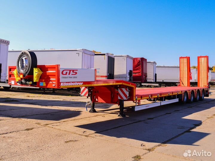 Полуприцеп трал (тяжеловоз) Kassbohrer LB4, 2023