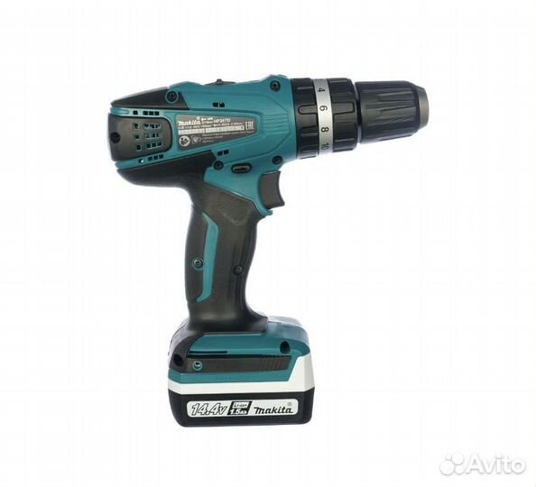 Аккумуляторная дрель шуруповерт makita HP347DWE