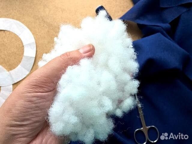 Наполнитель холлофайбер синтепух шарики