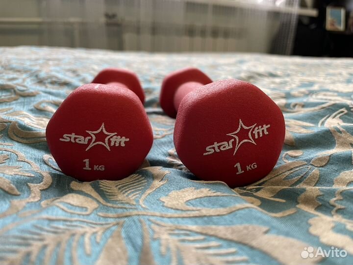 Гантели 1 кг - 2 шт