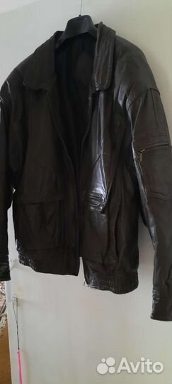 Куртка кожаная мужская 50 52 размер