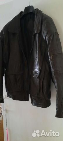 Куртка кожаная мужская 50 52 размер