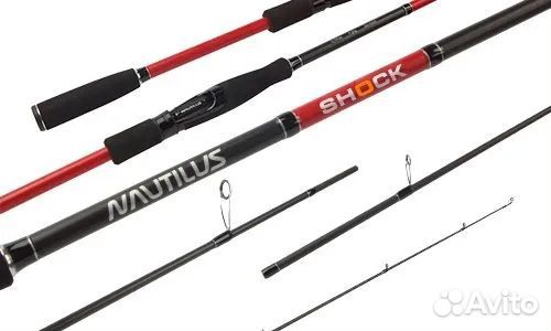 Спиннинг Nautilus Shock nshs-802MHH 240см 10-40гр