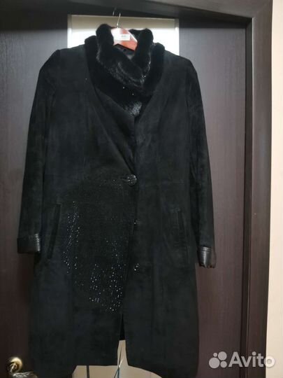 Плащ натуральная замша