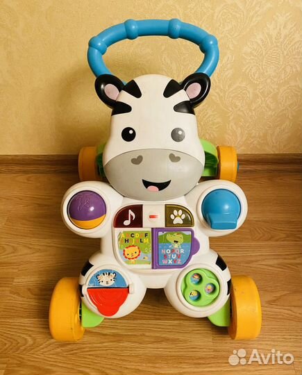 Каталка-ходунки Fisher-Price Зебра