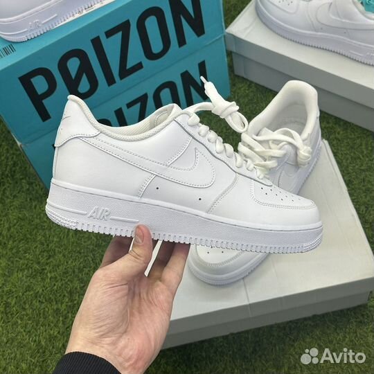 Кроссовки Nike Air Force 1 Белые Оригинал