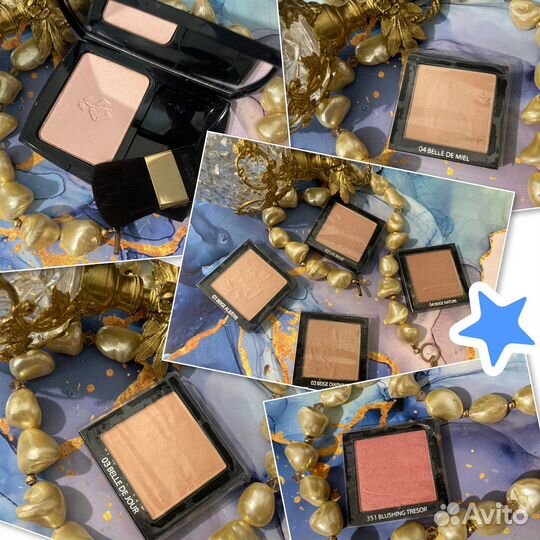 Lancome пудра и румяна