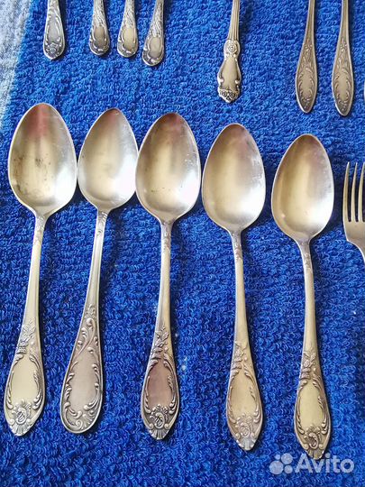 Столовые приборы мельхиор СССР