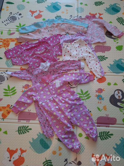 Вещи пакетом на девочку 6 мес