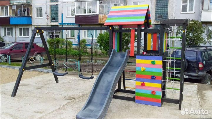 Детская спортивная площадка Савушка для дома