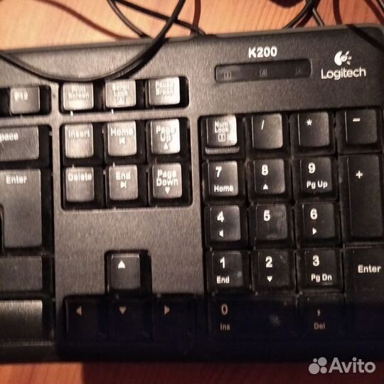 Клавиатура Logitech K200 Black мышь