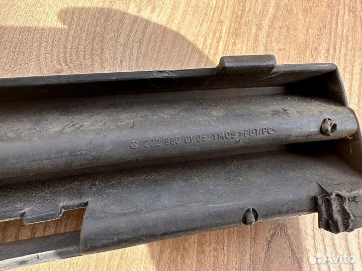 Заглушка бампера w140 w202