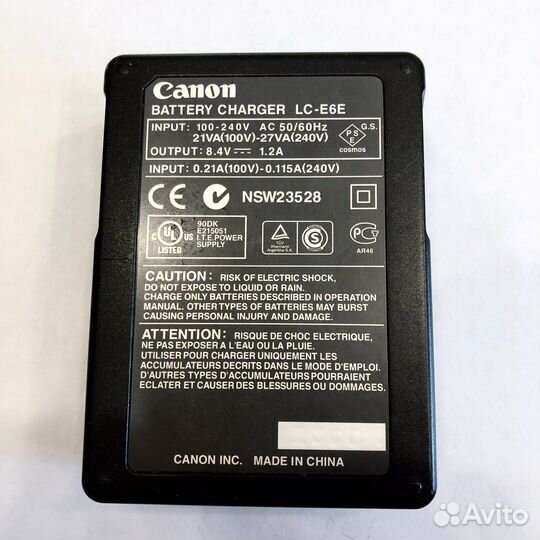 Зарядное canon LP-E6E оригинал