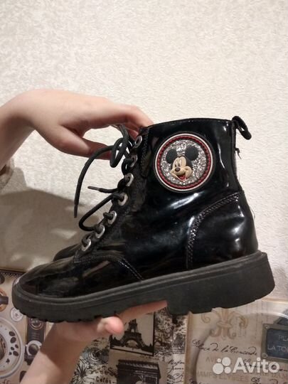Ботинки для девочки демисезонные 35 размер бу