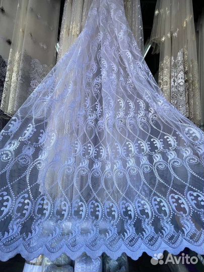 Тюль белый Турция