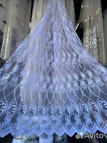 Тюль белый Турция