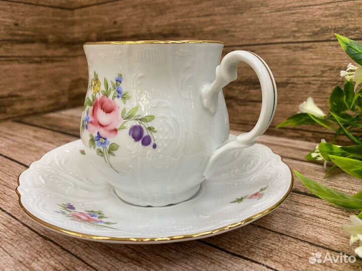 Чашка с блюдцем 2 шт 