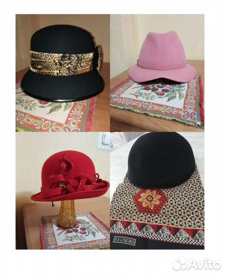 Шляпа женская 56-57 размер, кепка мужская 58-59