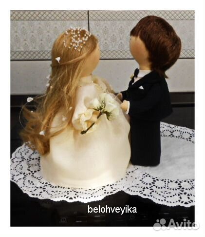 Интерьерные куклы Свадебная пара