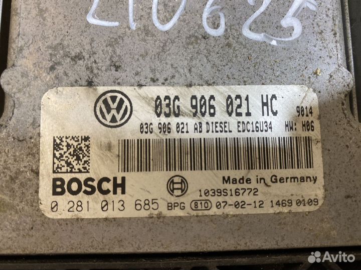 Блок управления двигателем VW Golf Plus 210625