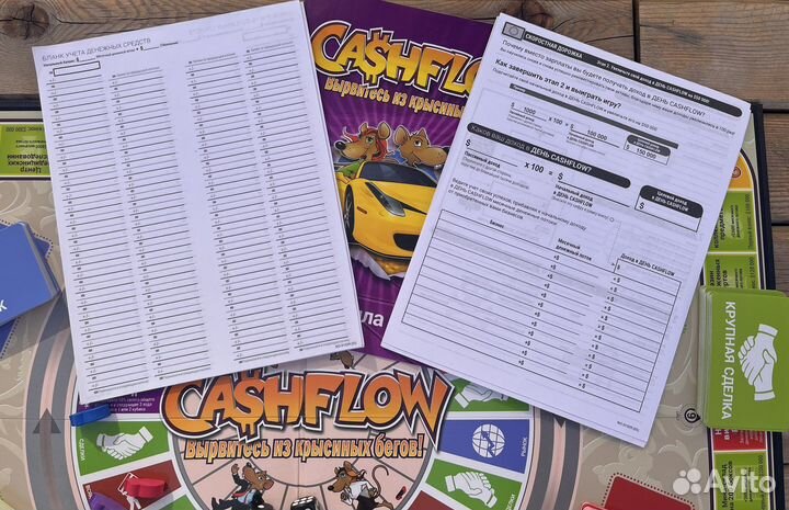 Настольная игра cashflow кэшфлоу крысиные бега