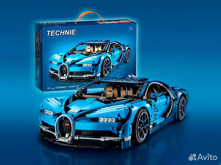 Конструктор Technic Technie Bugatti Chiron 6043