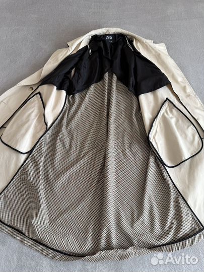 Плащ Zara (M-L) хлопок,шерсть