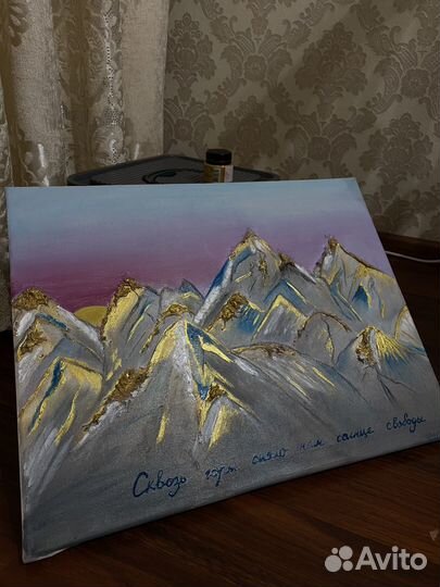 Интерьерная картина ручная работа