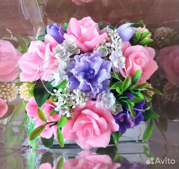 Букет из мыла ручной работы, Нежность