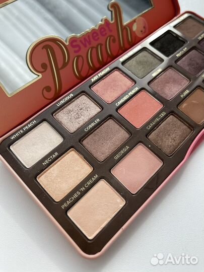 Палетка теней Too Faced Sweet Peach оригинал
