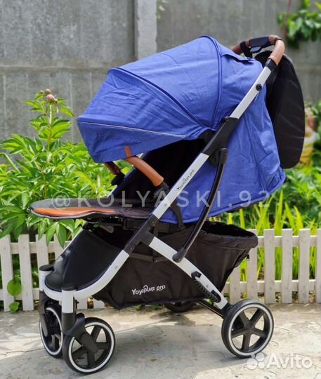 Коляска yoya plus pro синяя